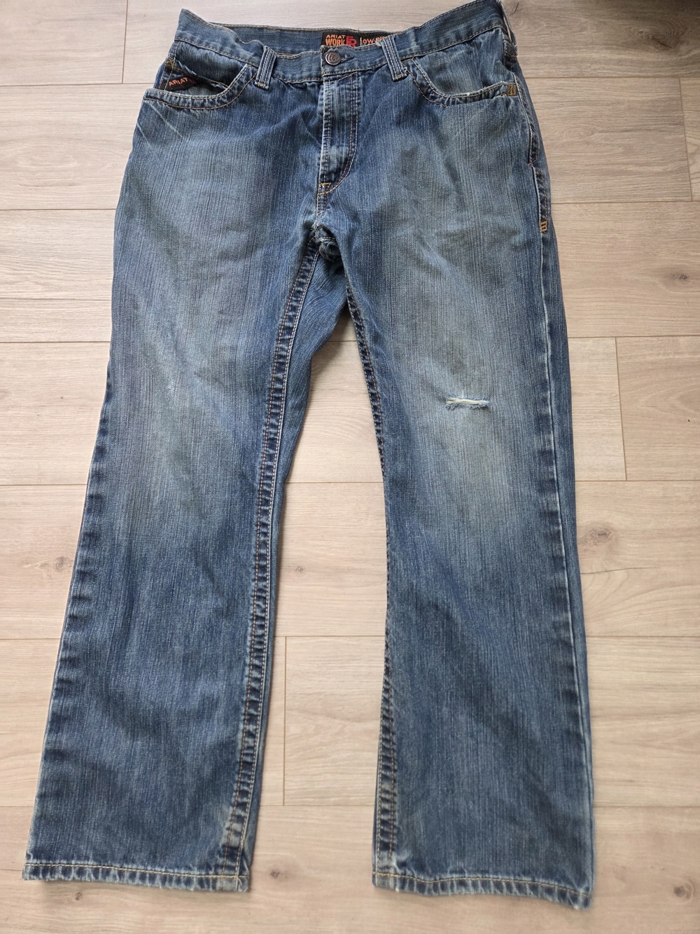Ariat Work FR M4 Low Rise Boot Cut Mens Jeans 34x32 Flame Resistant
